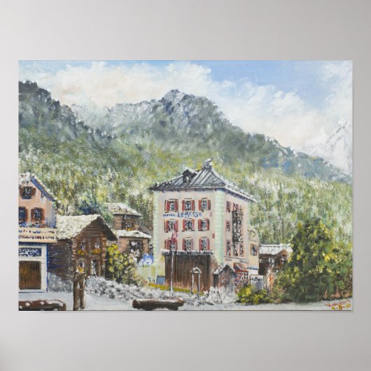 Poster Suisse Zinal. 2007 (Devant)