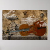 Poster Suite Cello Steampunk (Devant)