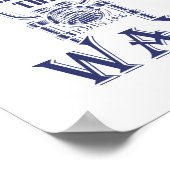 Poster Suivez Jésus Il est la façon de la moto chrétienne (Coin)