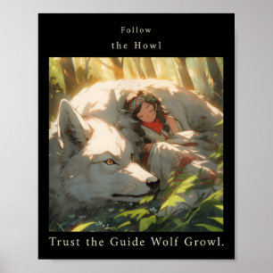 Poster Suivez Le Hurlement, Faites Confiance Au Guide Lou