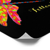 Poster Suivez le slogan de Your Dreams Dragonfly néon roo (Coin)