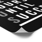 Poster Suivez un cours jusqu'à la réussite | Motivation (Coin)