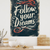 Poster Suivez vos rêves (Cuisine)
