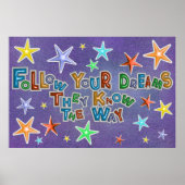 Poster Suivez Vos Rêves Ils Connaissent La Façon Dont Cit (Devant)