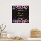 Poster "Suivez vos rêves, ils connaissent le chemin" (Cuisine)