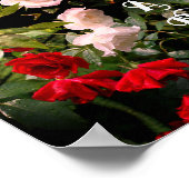 Poster Suivez vos Roses du coeur Inspirationnel Abstrait (Coin)