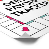 Poster Suivi des paiements de la dette (Coin)