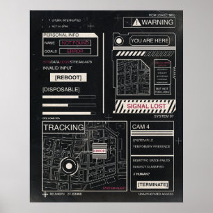 Poster Suivi - Techno-Brutalist Streetwear Design