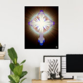 Poster Suivre La Croix (Bureau à domicile)