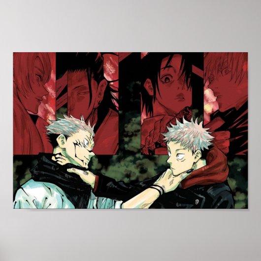 Poster sukuna et itadori (Devant)