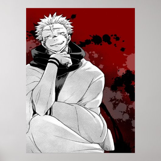 POSTER SUKUNA JUJUJUTSU KAISEN (Devant)