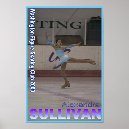 poster sullivan schaatsen (Voorkant)