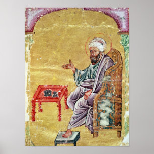 Poster Sultan Ahmet III de 'De Materia Medica'