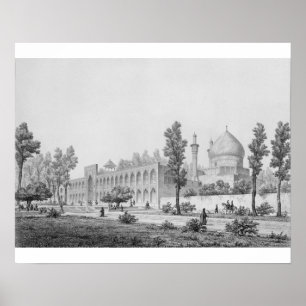 Poster sultan Hussein de Madrasa-YI Masjid-i Shah, dans