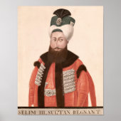 Poster Sultan Selim III 18e-19e siècle (Devant)