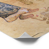 Poster Sultan sur son trône (Coin)