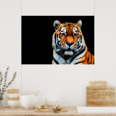 Poster Sumatran Borneo Tiger (Cuisine)