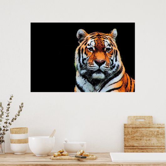 Poster Sumatran Borneo Tiger (Cuisine)