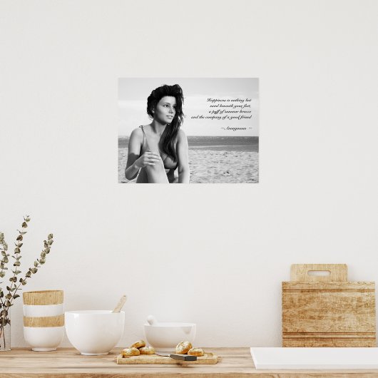 Poster Summer Breeze met prijsopgave (Keuken)