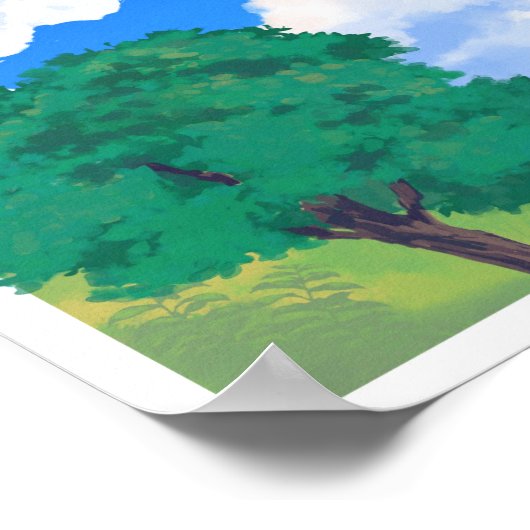 Poster Summer Countryside Nature (Coin)