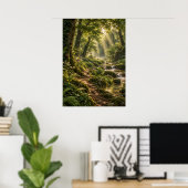Poster Summer in the Fourfold Forest (Bureau à domicile)