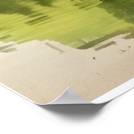 Poster Summer Lake Castle (Coin)