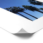 Poster Summer Ocean Palms et Sky Color Photography (Coin)