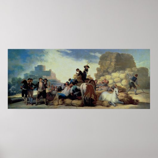 Poster Summer, ou The Harvest, 1786 (Devant)