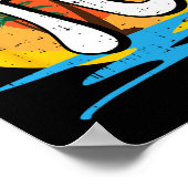 Poster Summer Pi Day Retro Beach Math (Coin)