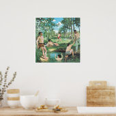 Poster Summer Scene, 1869 (Cuisine)