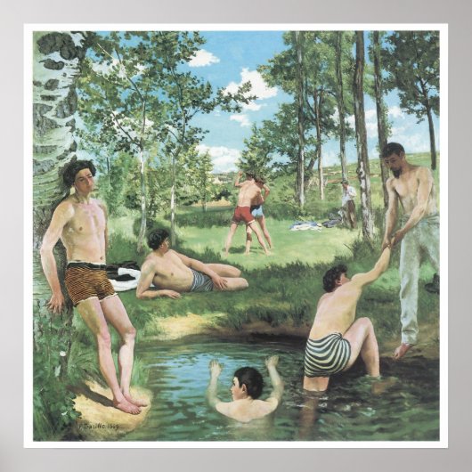 Poster Summer Scene, 1869 (Devant)