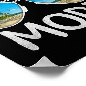 Poster Summer Vacation Sunglasses Palm Tree Beach Vacay (Coin)