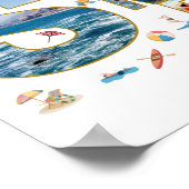 Poster Summer Vibes Typography Collage Art (Coin)