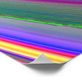 Poster Summerfeel, Rainbowart 3D Abstrait (Coin)