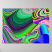 Poster Summerfeel, Rainbowart 3D Abstrait (Devant)
