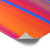 Poster Summerfeel, Rainbowart 3D Abstrait (Coin)