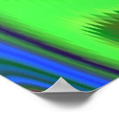 Poster Summerfeel, Rainbowart 3D Abstrait (Coin)