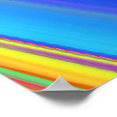 Poster Summerfeel, Rainbowart 3D Abstrait (Coin)