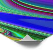 Poster Summerfeel, Rainbowart 3D Abstrait (Coin)