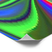 Poster Summerfeel, Rainbowart 3D Abstrait (Coin)