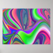 Poster Summerfeel, Rainbowart 3D Abstrait (Devant)