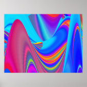 Poster Summerfeel, Rainbowart 3D Abstrait (Devant)