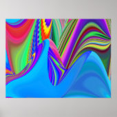 Poster Summerfeel, Rainbowart 3D Abstrait (Devant)