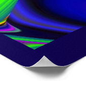 Poster Summerrainbow, Rainbowart 3D Abstrait (Coin)