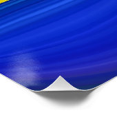 Poster Summerrainbow, Rainbowart 3D Abstrait (Coin)