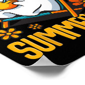 Poster Summerween Drôle Fantôme Halloween Summer Beach Vi (Coin)