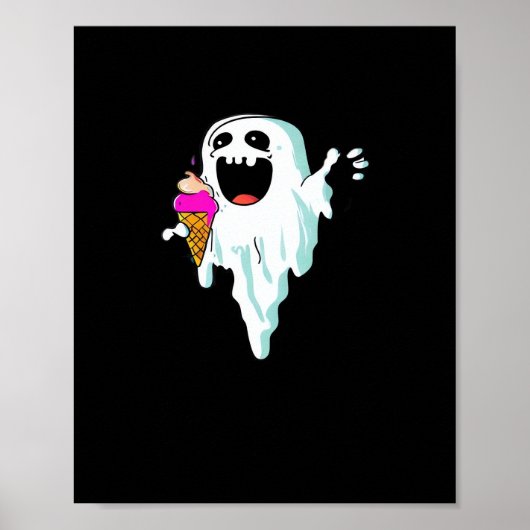 Poster Summerween - Kawaii Avec IceCream Classic (Devant)