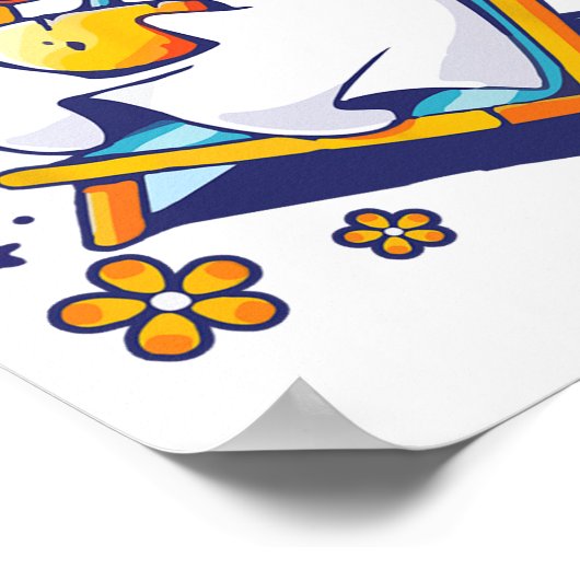 Poster Summerween mignon Fantôme d'été Éffrayant Hallowee (Coin)