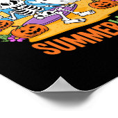 Poster Summerween Skeleton Ghost Beach Halloween Fu (Coin)