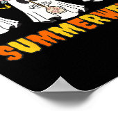 Poster Summerween Skeleton Ghost Beach Party Halloween Vi (Coin)